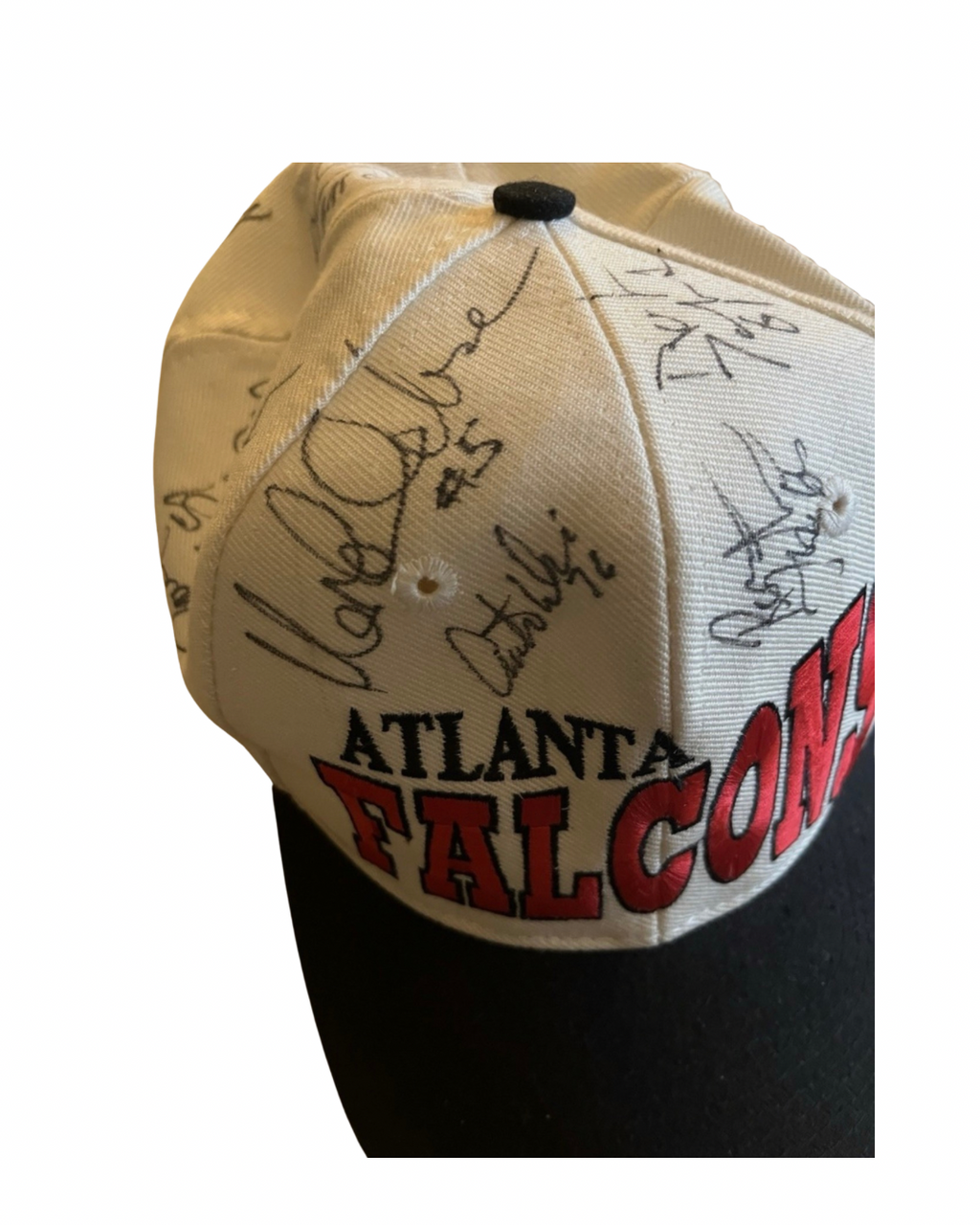 Vintage ATL Falcons Signed Hat