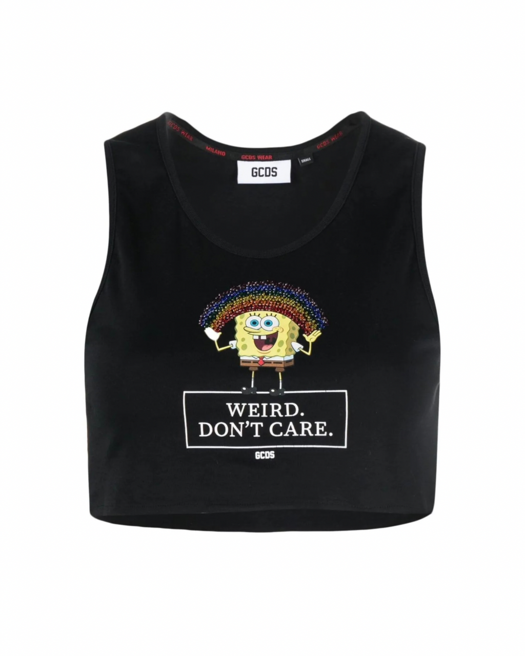 GCDS SpongeBob Cropped Tank Size XS