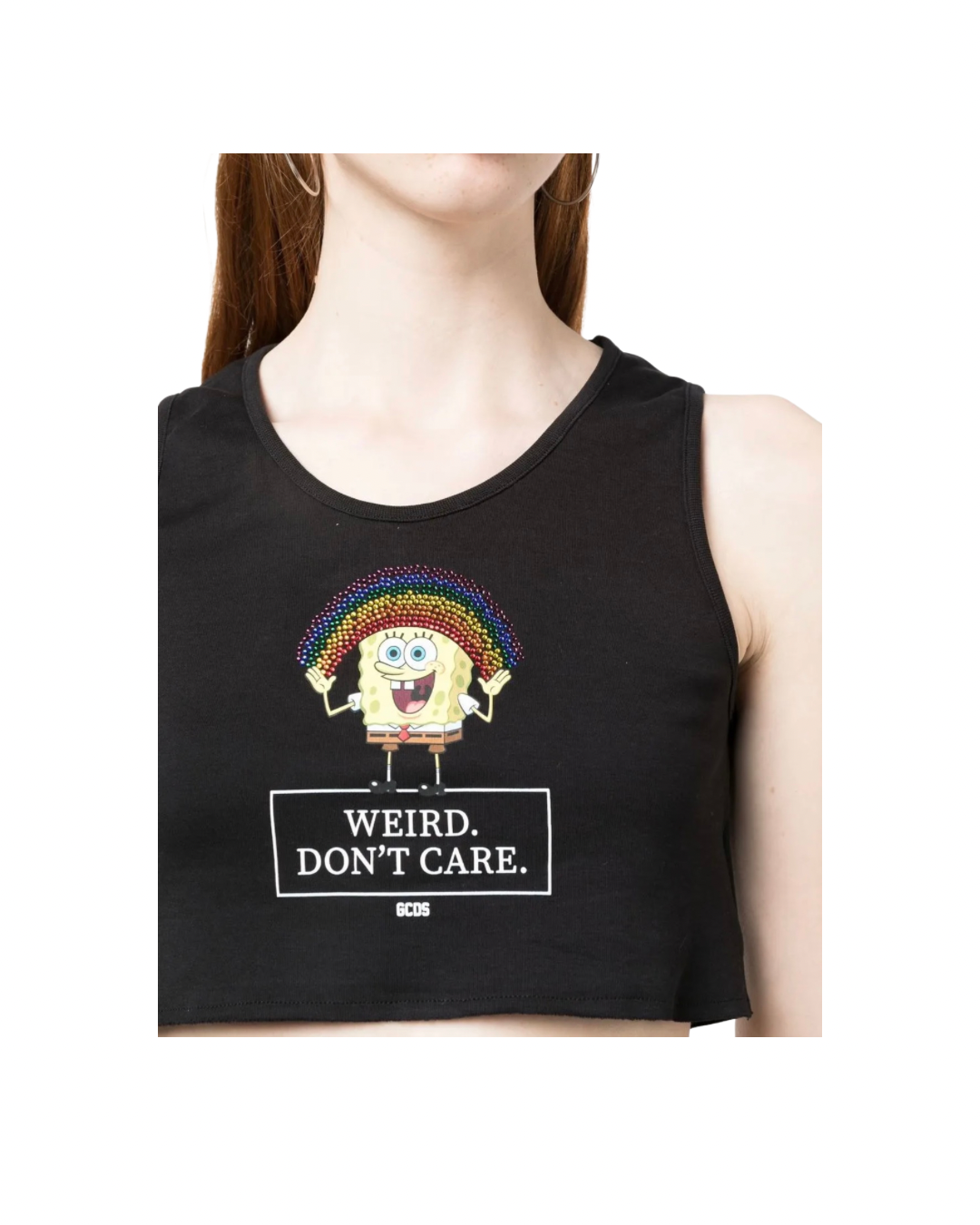 GCDS SpongeBob Cropped Tank Size XS
