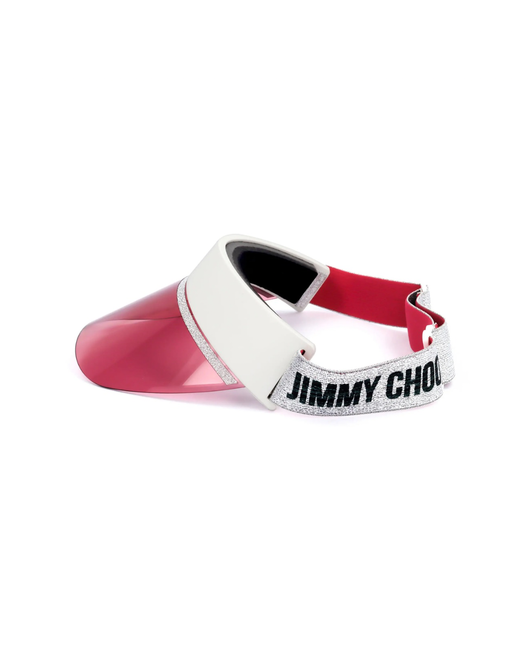 Jimmy Choo Logo Embroidered Visor