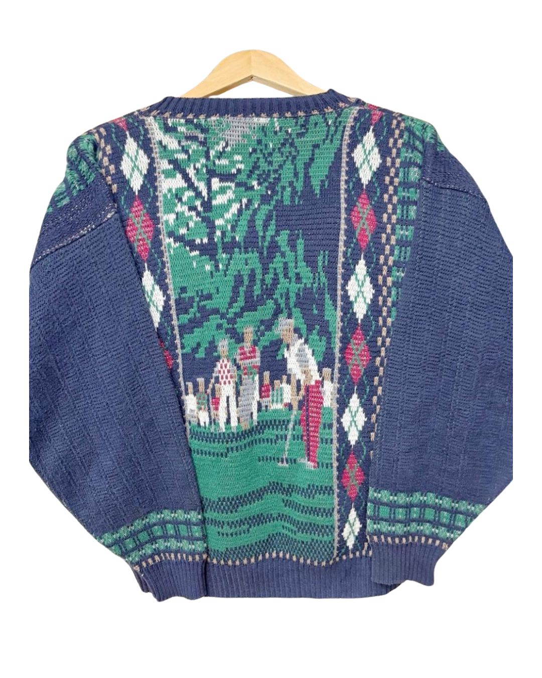 Golf Grandpa Knit Sweater Size Medium