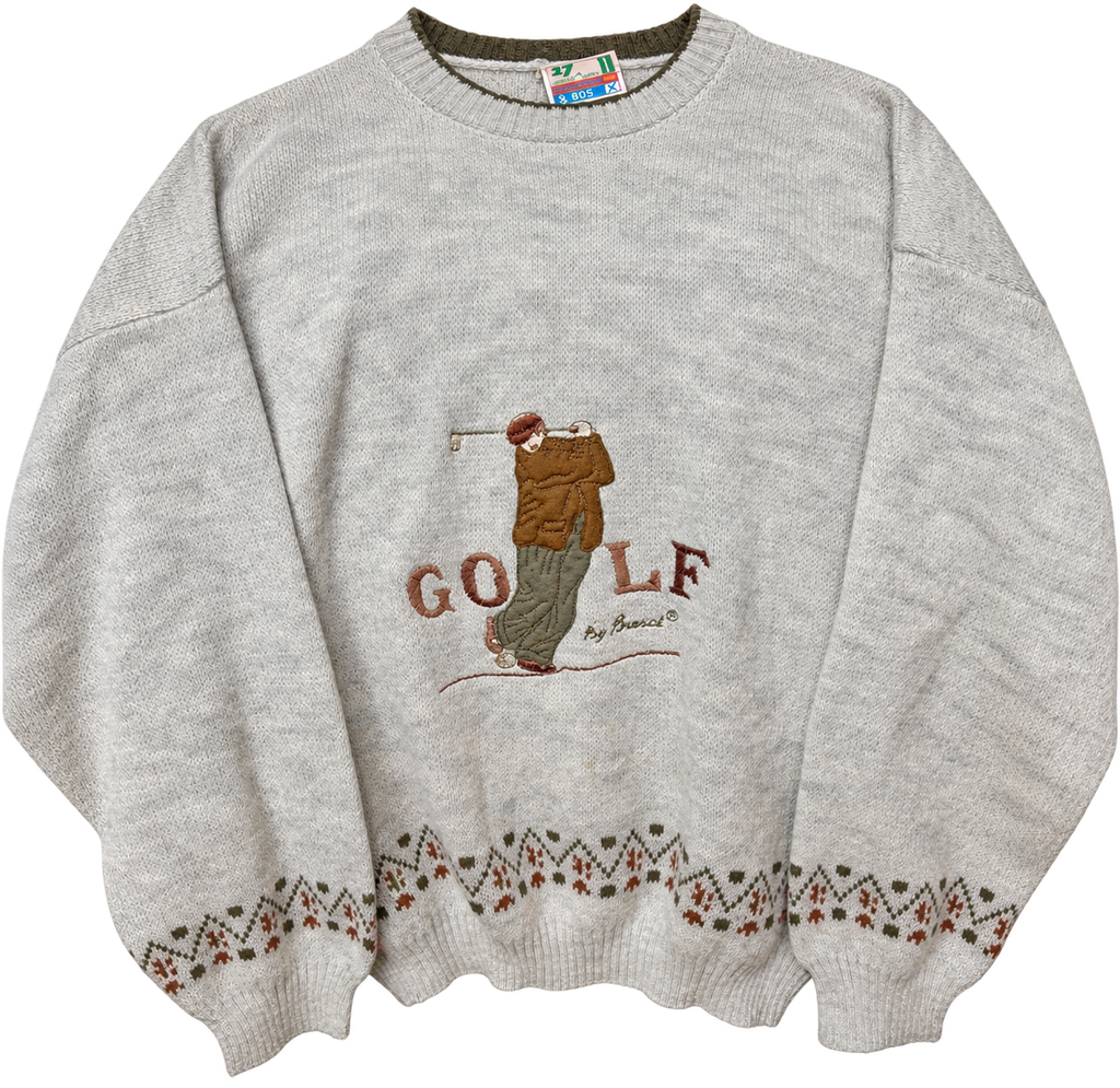 Golf Knit Sweater Size XL