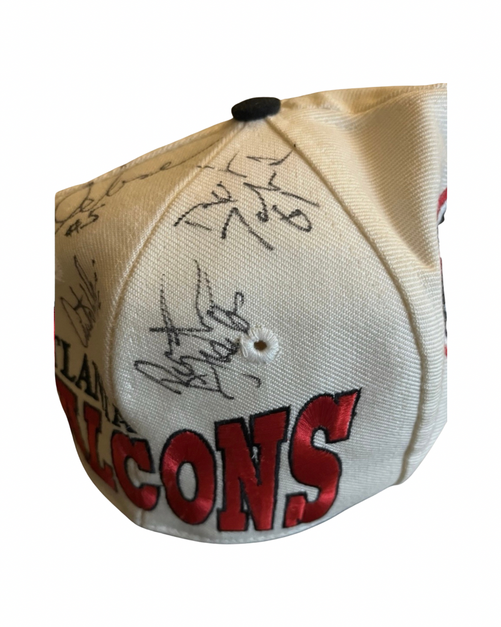 Vintage ATL Falcons Signed Hat